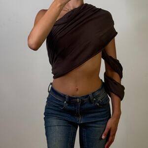 Brown Infinite Scarf